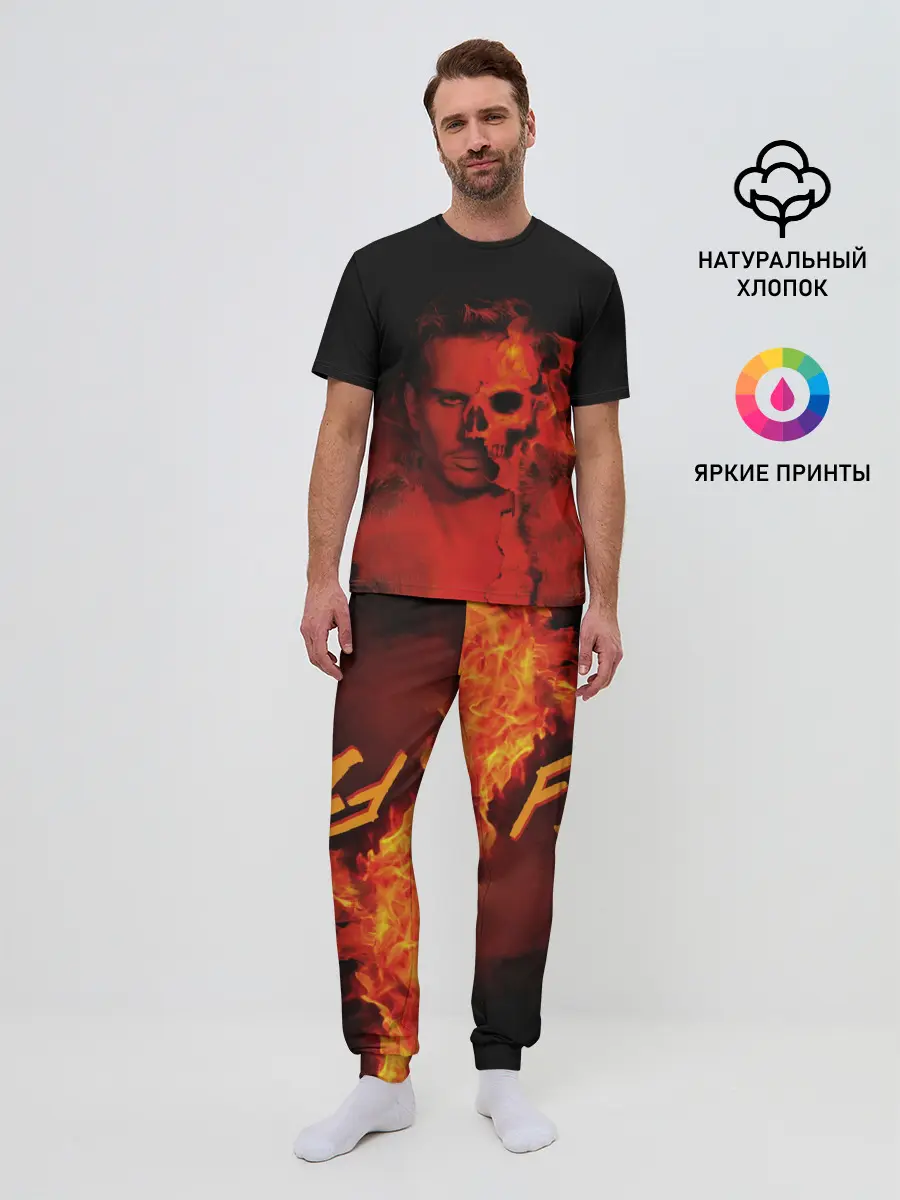 Мужская пижама с брюками / Фая