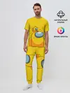 Мужская пижама с брюками / AMONG US YELLOW