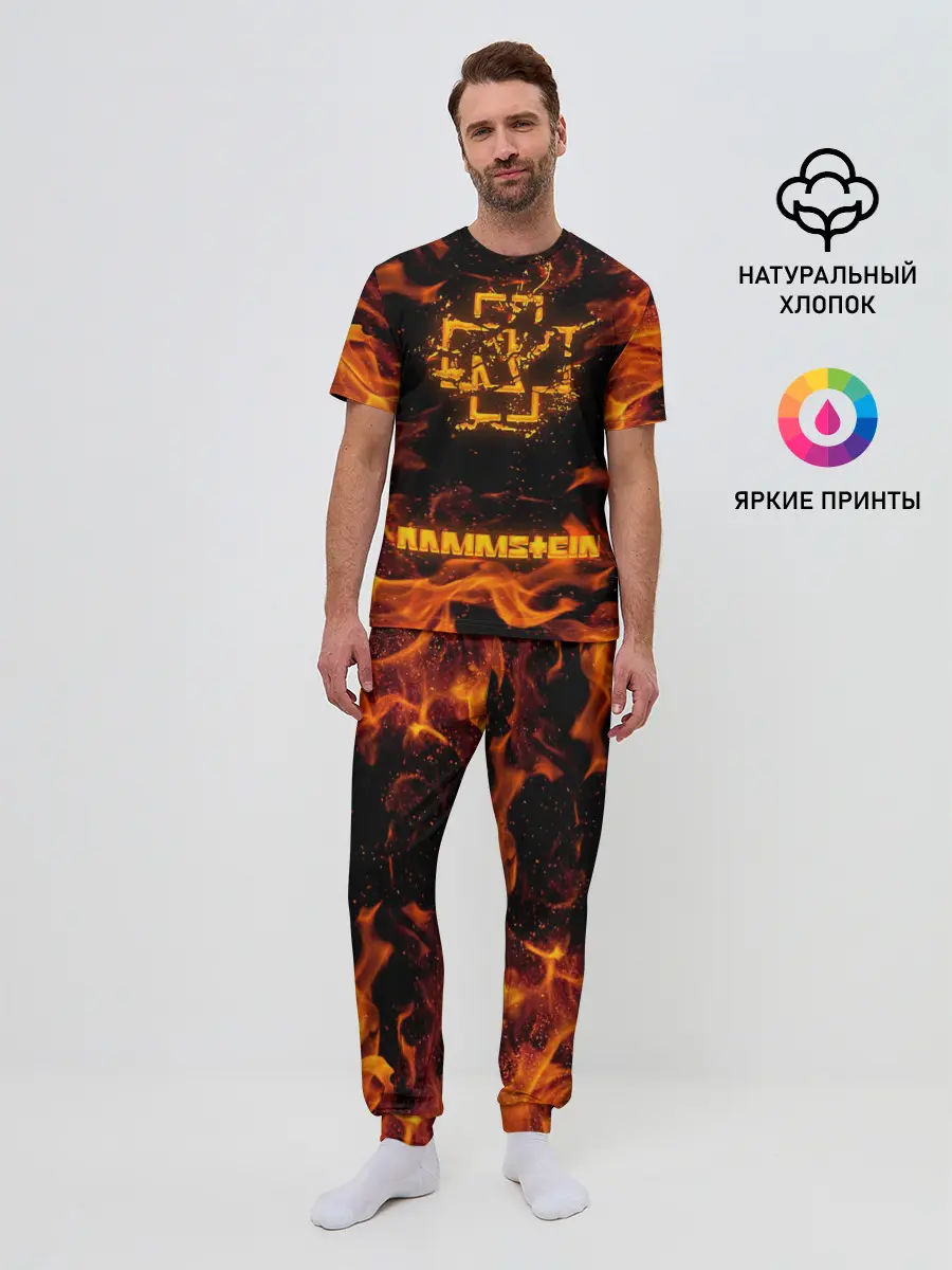 Мужская пижама с брюками / RAMMSTEIN