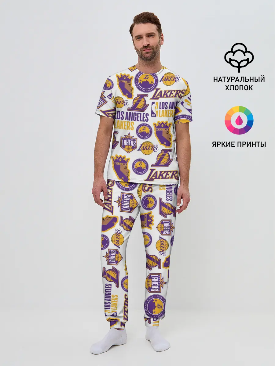 Мужская пижама с брюками / LAKERS LOGO