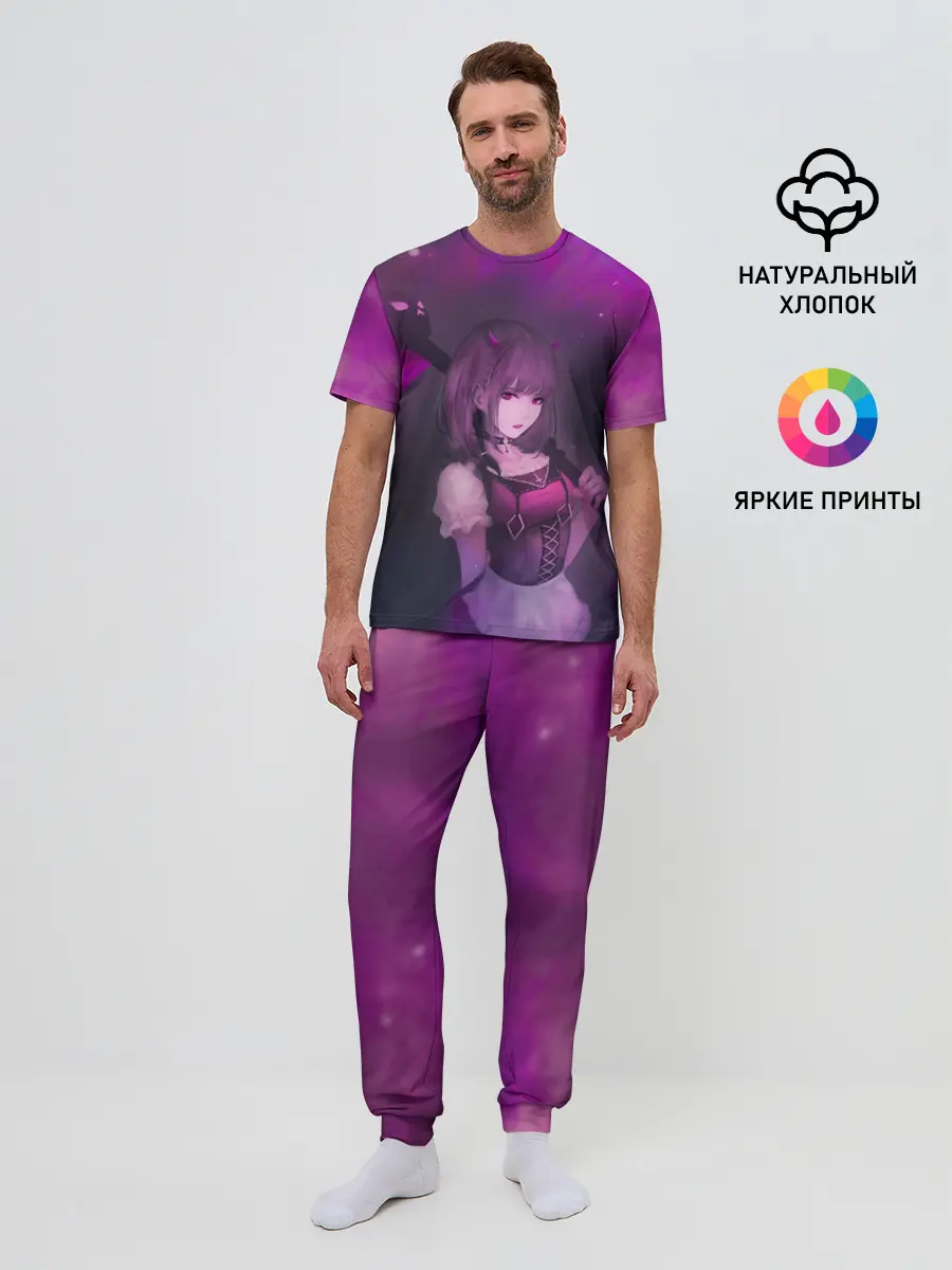 Мужская пижама с брюками / Anime girl demon