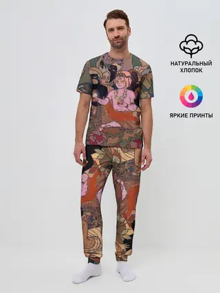 Мужская пижама с брюками / BRING ME THE HORIZON ART