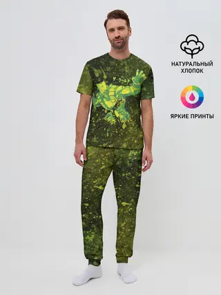 Мужская пижама с брюками / JOJOS BIZARRE / ZA WARUDO.