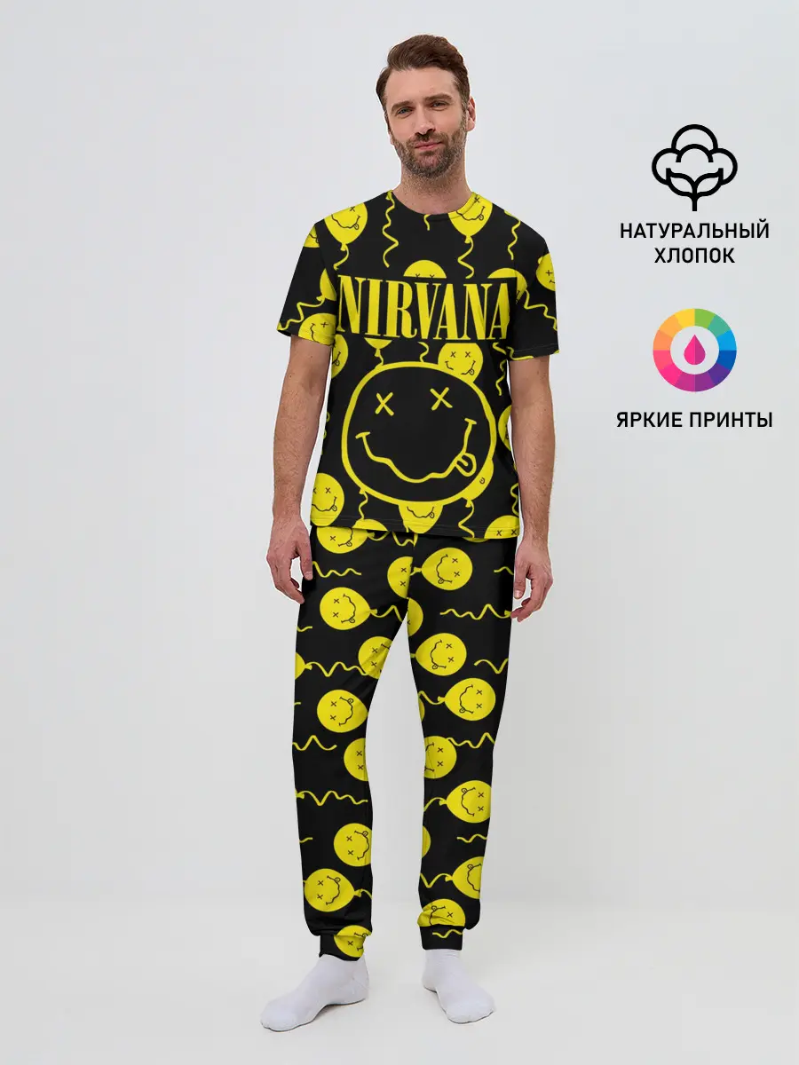 Мужская пижама с брюками / NIRVANA