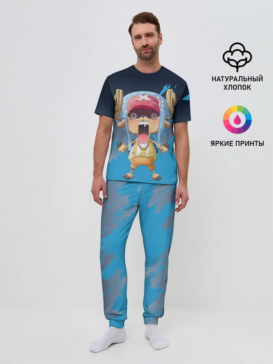 Мужская пижама с брюками / One Piece. Тони Чоппер