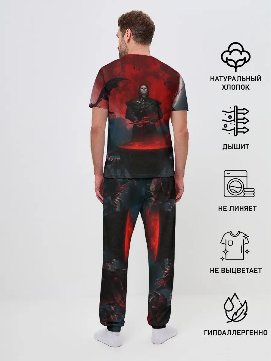 Мужская пижама с брюками / Детлафф