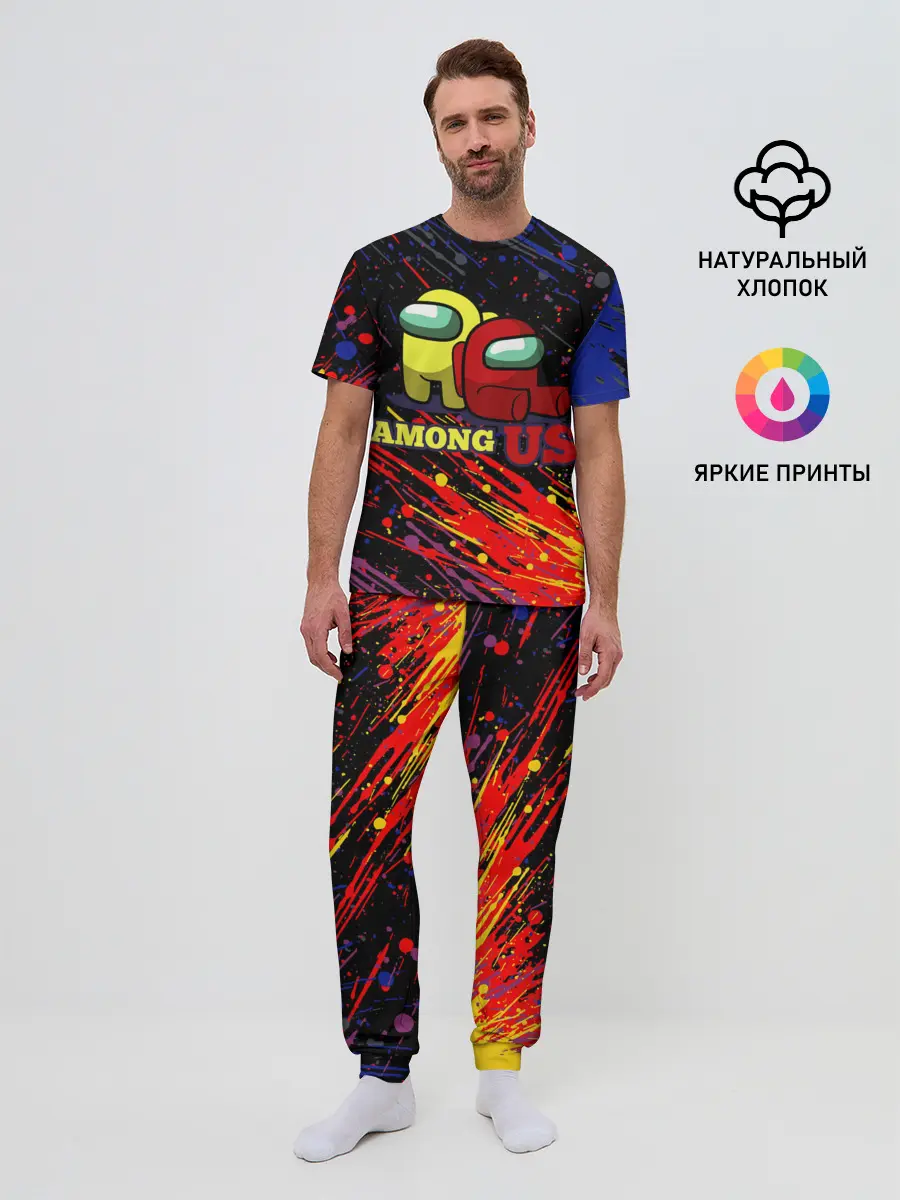 Мужская пижама с брюками / AMONG US.