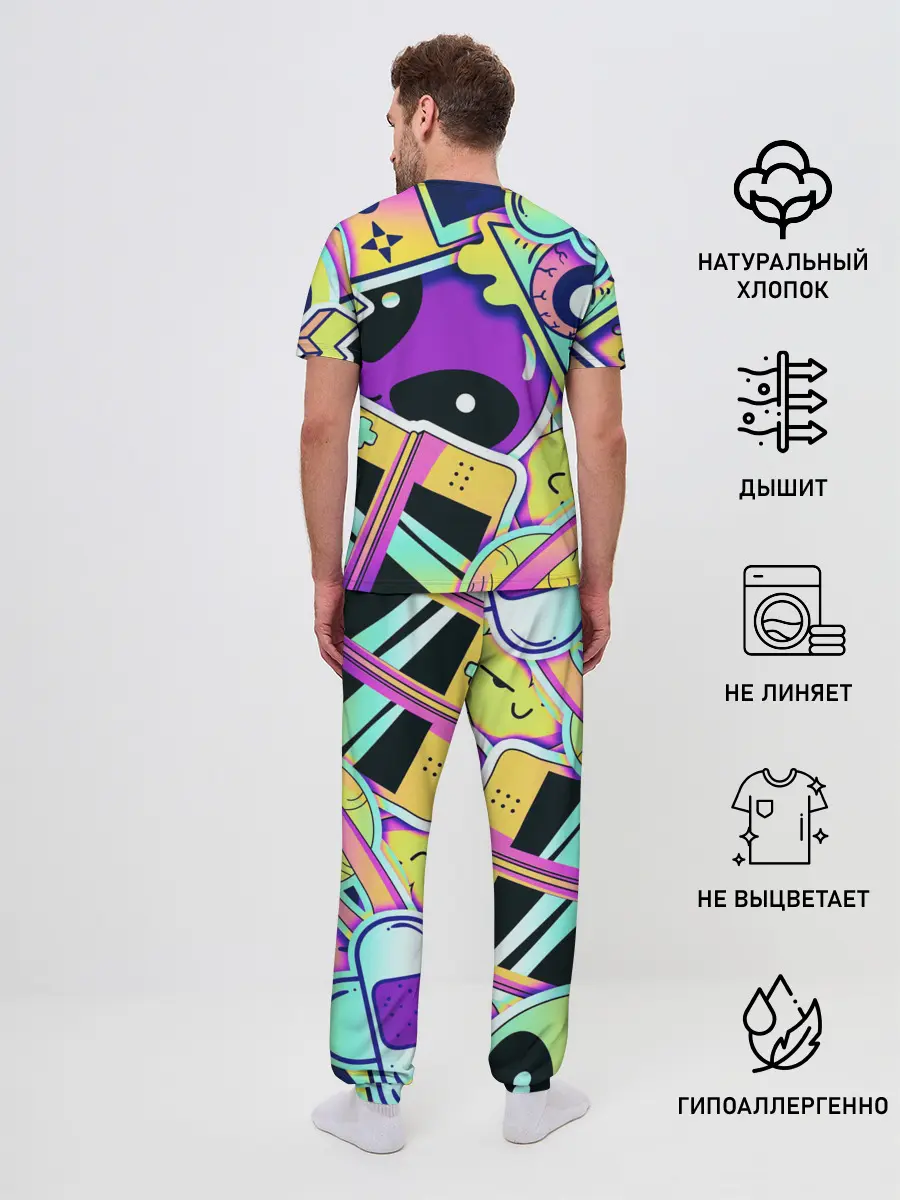 Мужская пижама с брюками / Alien