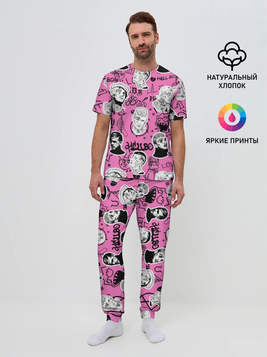 Мужская пижама с брюками / LIL PEEP