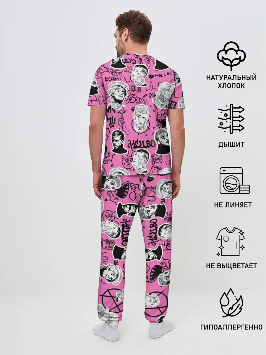 Мужская пижама с брюками / LIL PEEP