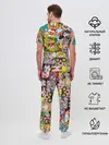 Мужская пижама с брюками / Pop Art