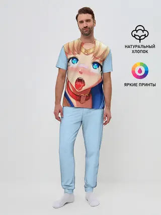 Мужская пижама с брюками / SAILOR MOON AHEGAO