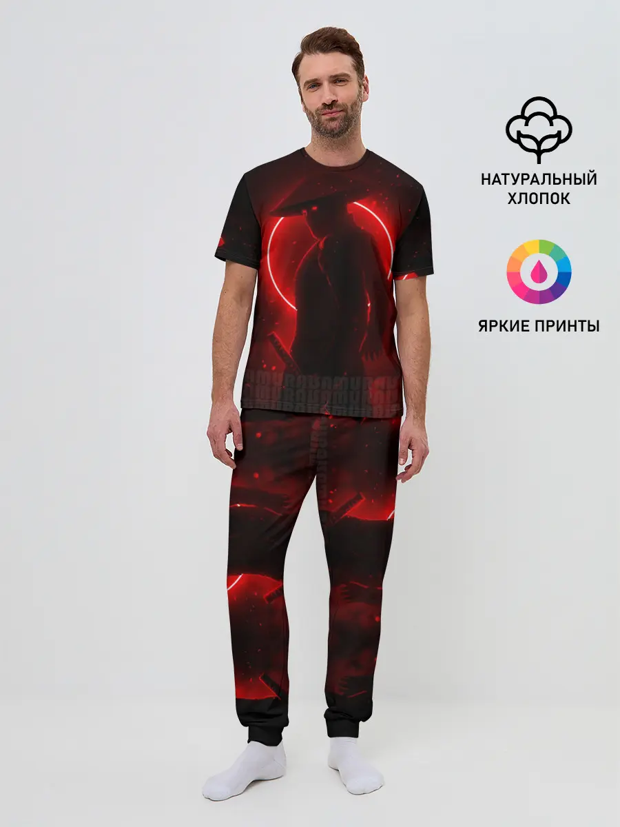 Мужская пижама с брюками / SAMURAI