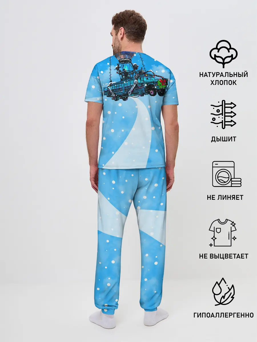 Мужская пижама с брюками / Пряничный человек