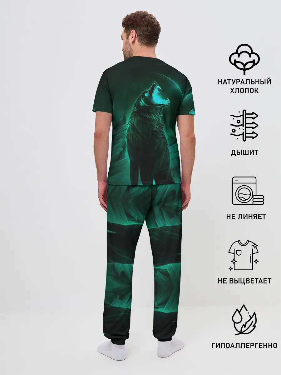 Мужская пижама с брюками / Оборотень