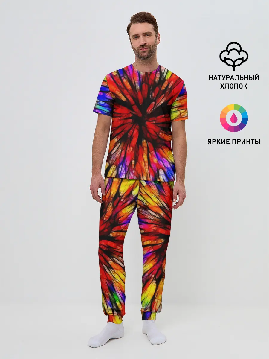 Мужская пижама с брюками / Батик
