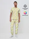 Мужская пижама с брюками / Банановый рай