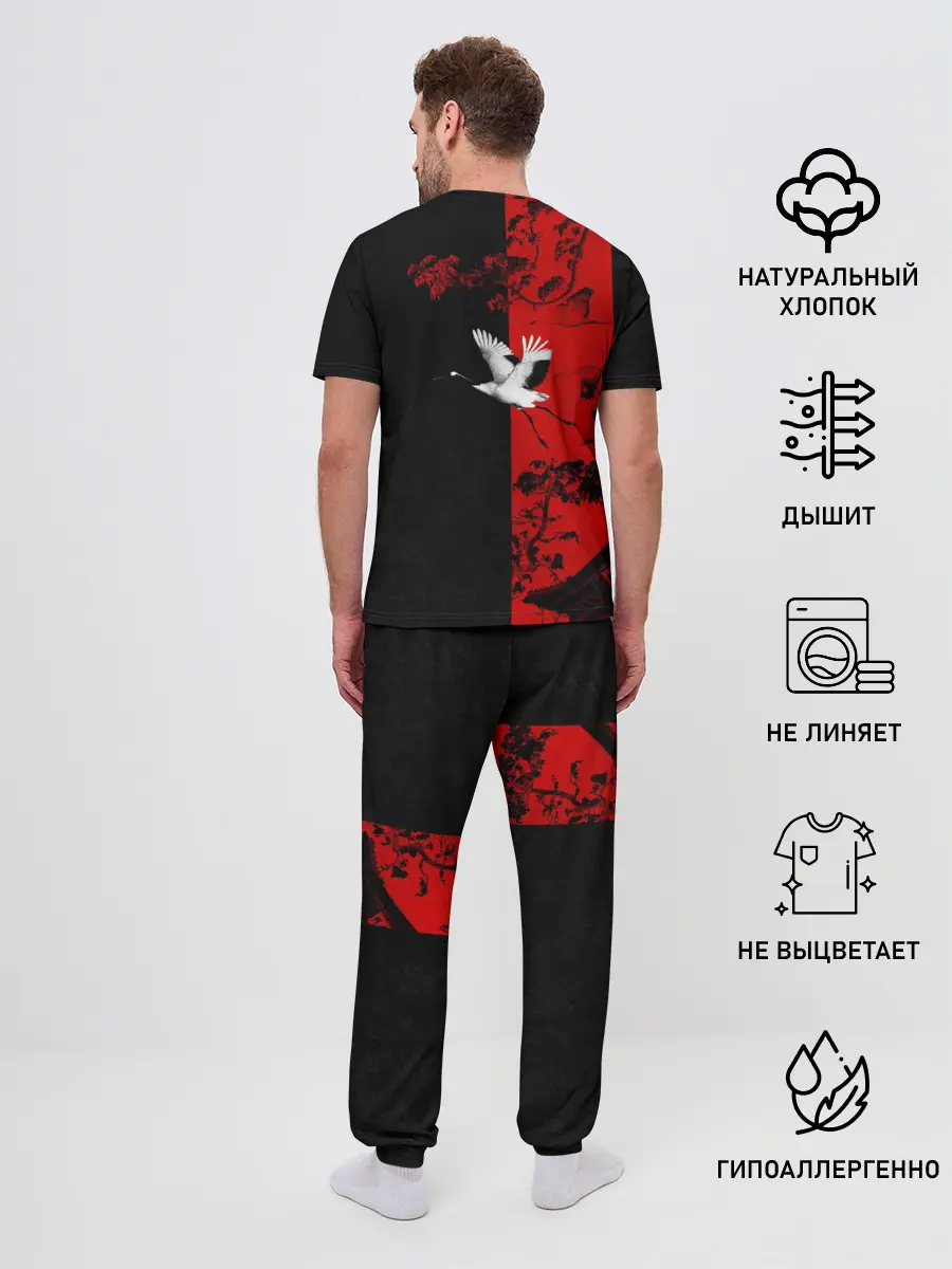 Мужская пижама с брюками / ЖУРАВЛЬ