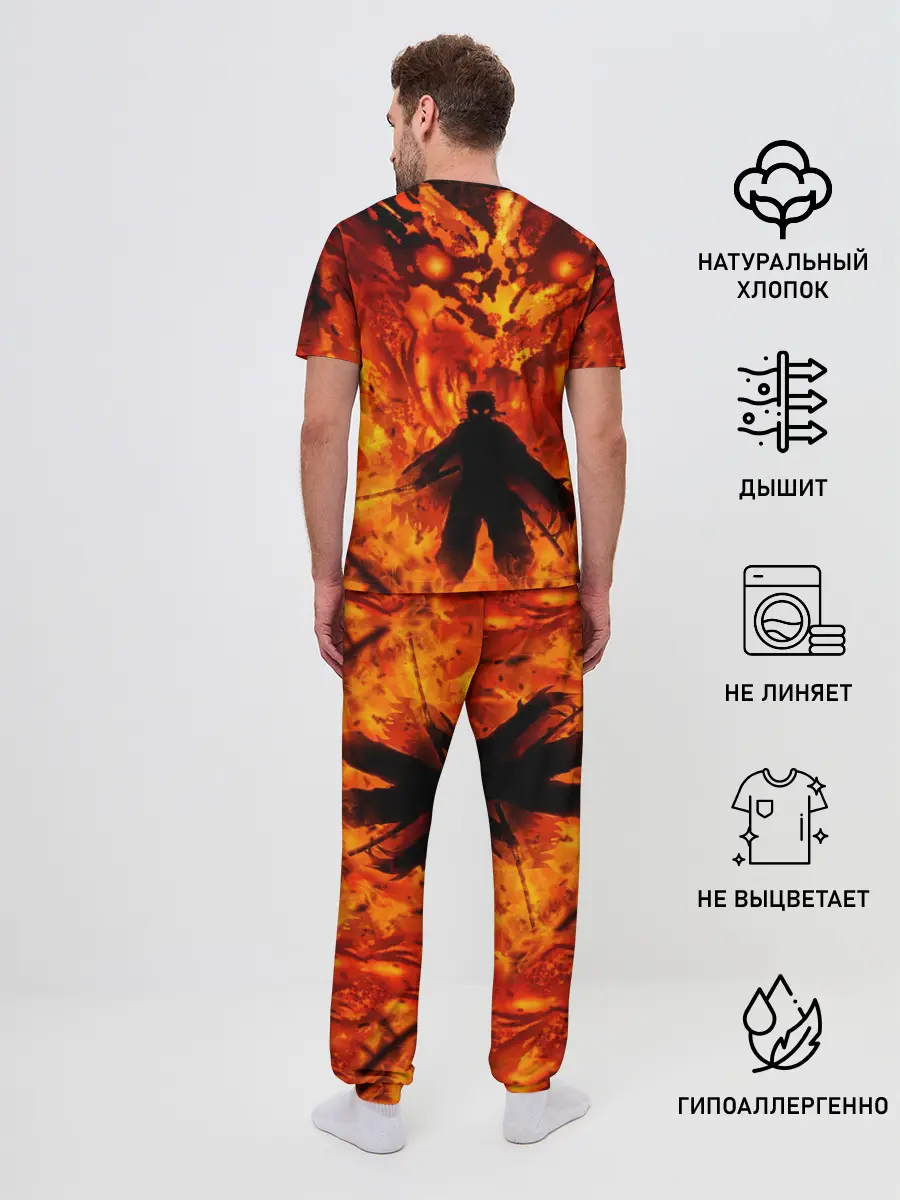 Мужская пижама с брюками / Клинок, рассекающий демонов