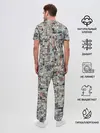 Мужская пижама с брюками / MANGA PATTERN