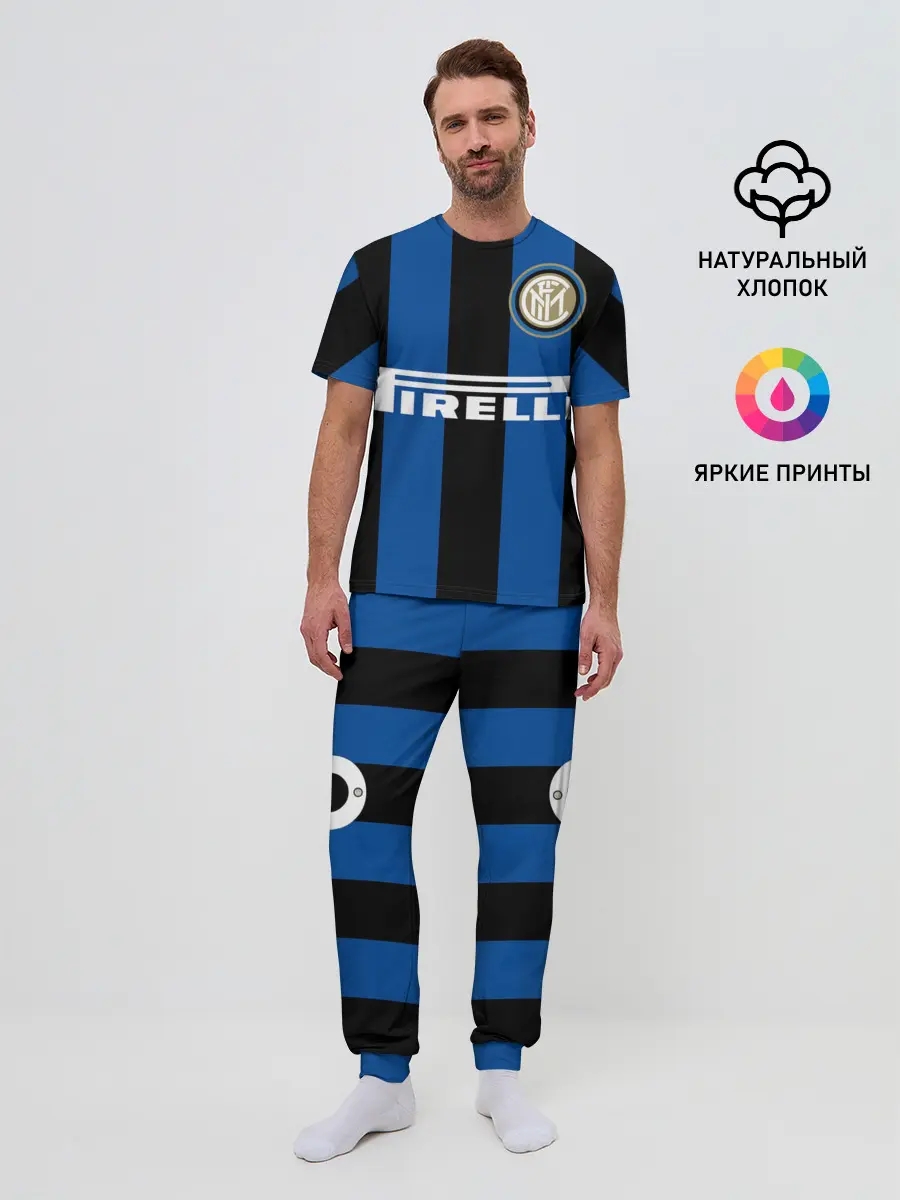 Мужская пижама с брюками / Ретро форма Интер Ибрагимович