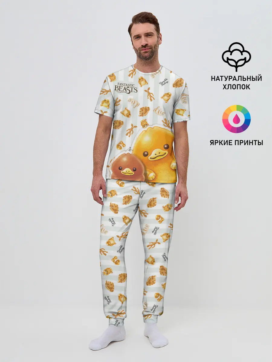 Мужская пижама с брюками / Fantastic Beasts Baby Nifflers
