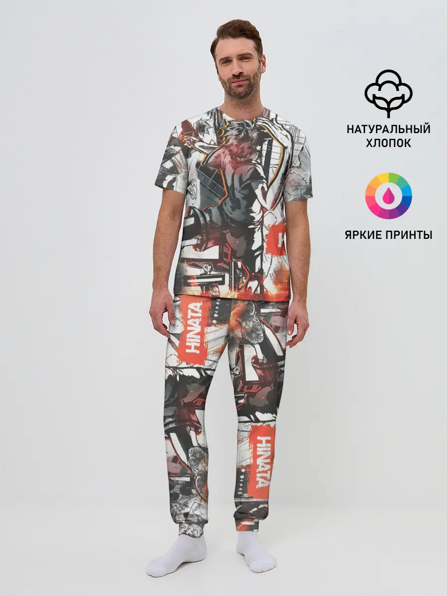 Мужская пижама с брюками / Haikyu Haikyuu Haikuu