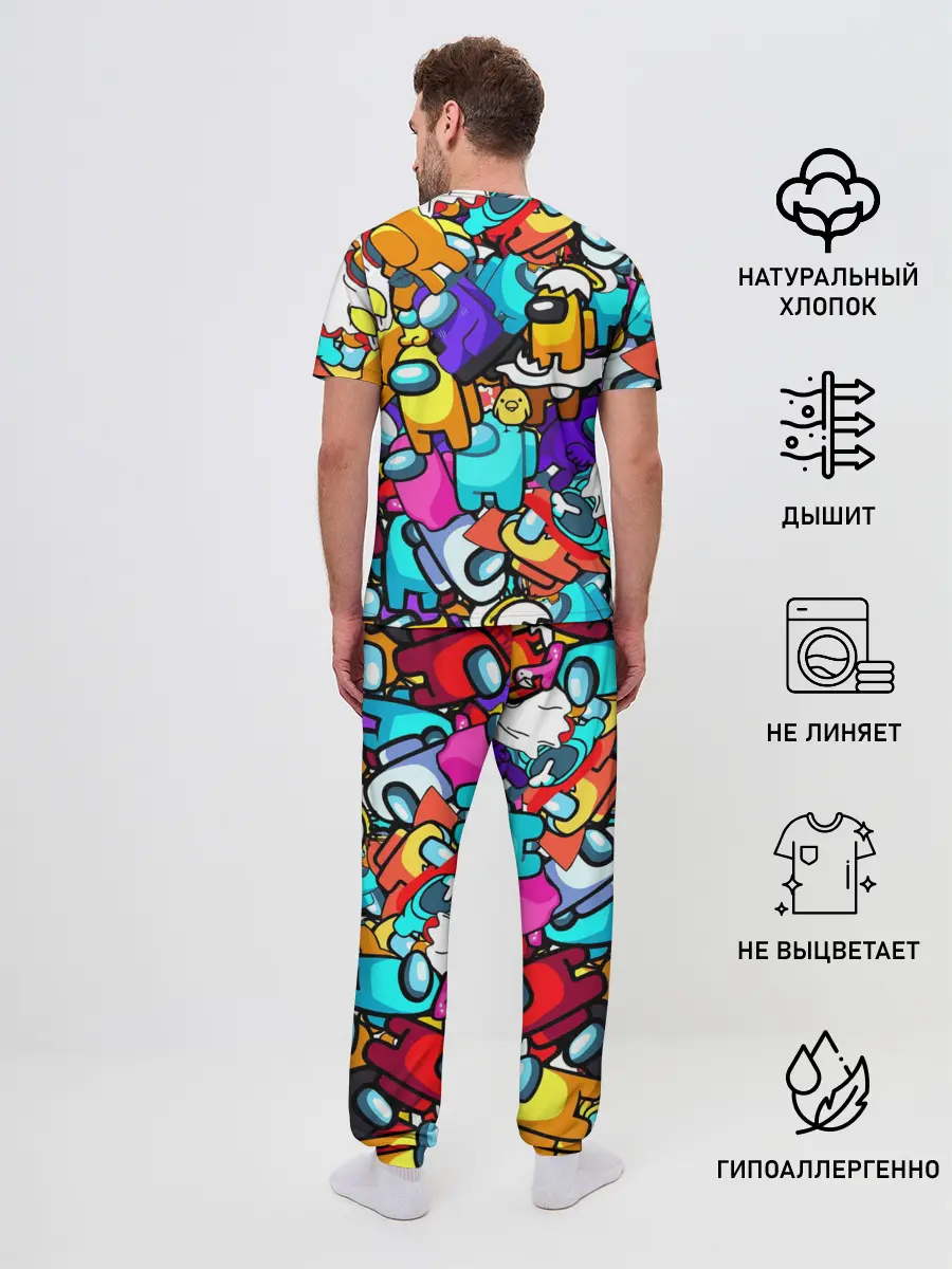 Мужская пижама с брюками / AMONG US