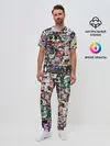 Мужская пижама с брюками / Street graffiti
