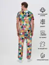 Мужская пижама с брюками / хипстерский паттерн