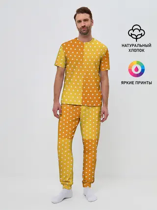 Мужская пижама с брюками / ЗЕНИЦУ КИМОНО