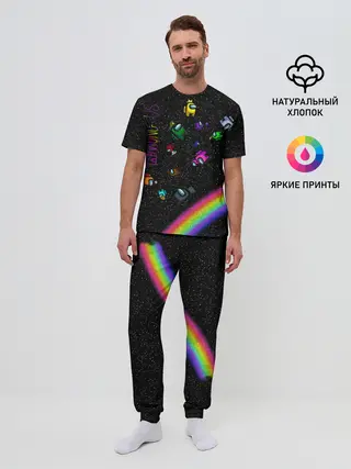 Мужская пижама с брюками / Among Us