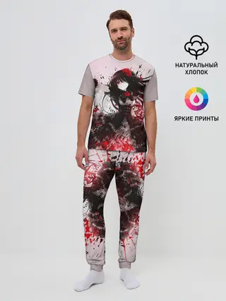 Мужская пижама с брюками / рандеву с жизнью