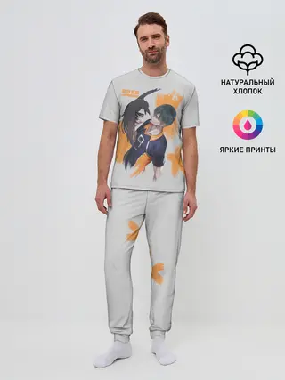 Мужская пижама с брюками / Кагеяма Тобио