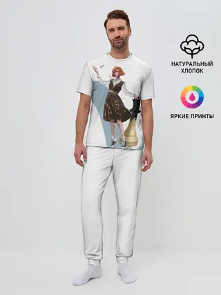 Мужская пижама с брюками / Ход Королевы