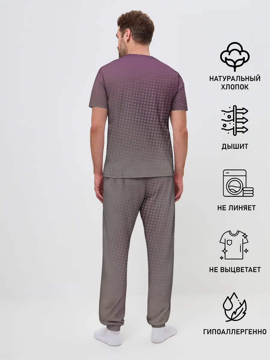 Мужская пижама с брюками / Azur Lane. Лазурный. Девушка