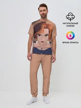 Мужская пижама с брюками / Ход Королевы