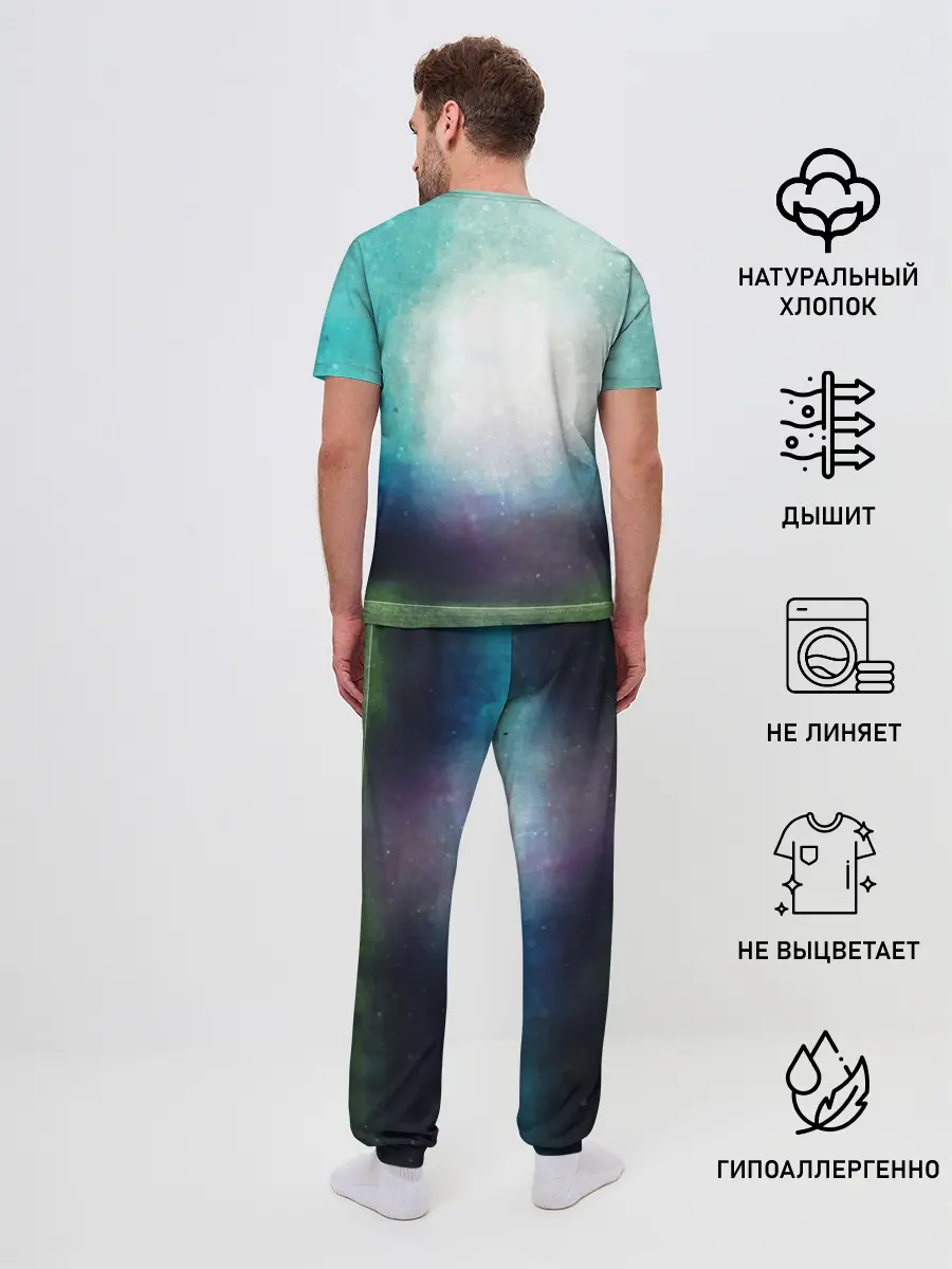 Мужская пижама с брюками / 10 number