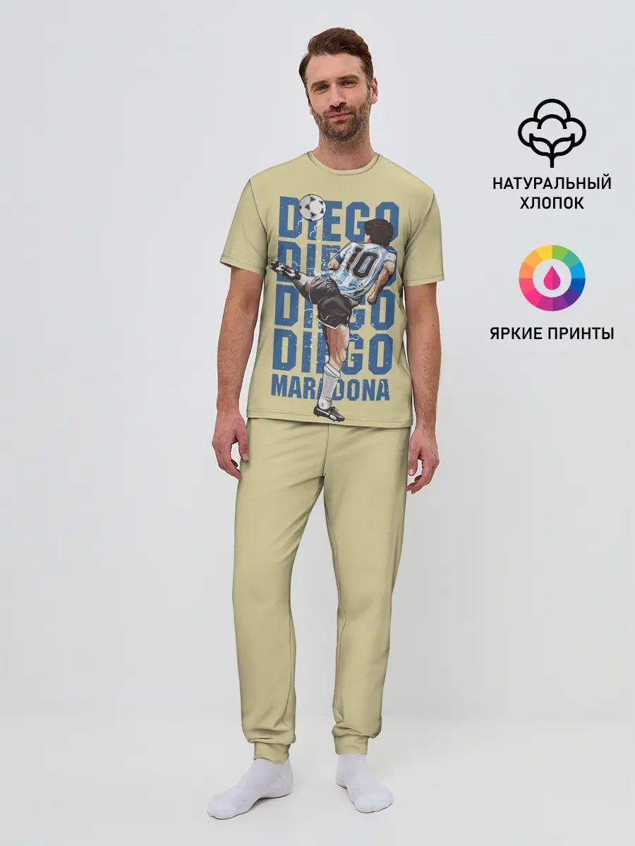 Мужская пижама с брюками / Diego Diego