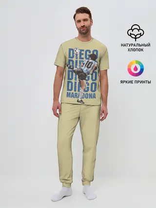 Мужская пижама с брюками / Diego Diego