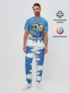 Мужская пижама с брюками / Новогодний Манкрафт