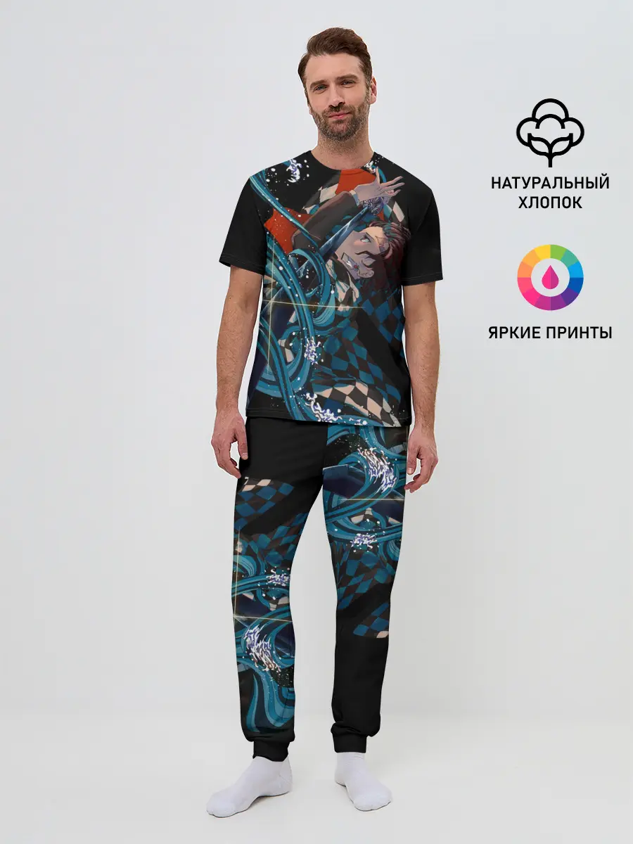 Мужская пижама с брюками / КЛИНОК РАССЕКАЮЩИЙ ДЕМОНОВ