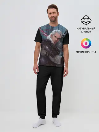 Мужская пижама с брюками / Ведьмак 2