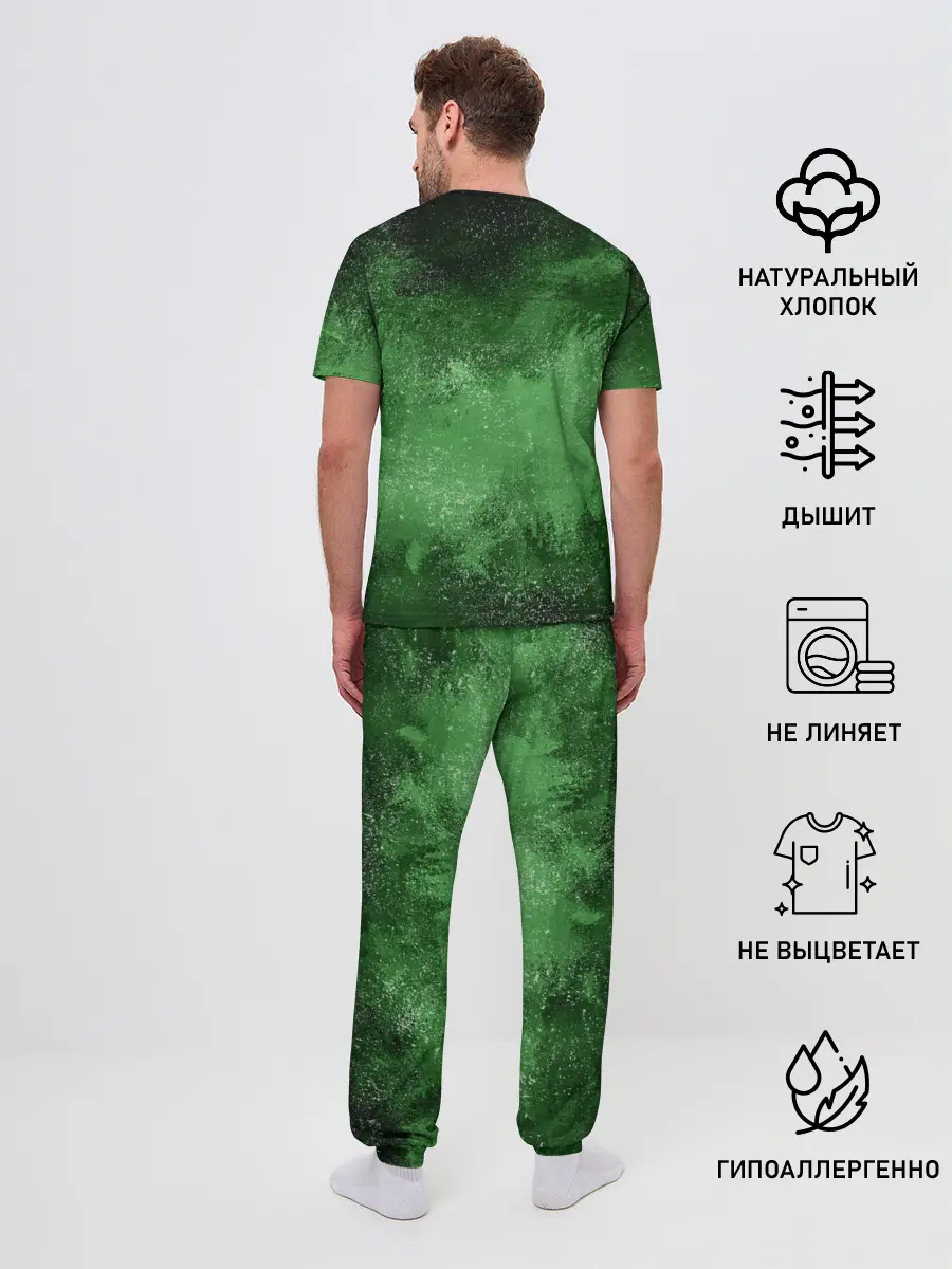 Мужская пижама с брюками / Тринити