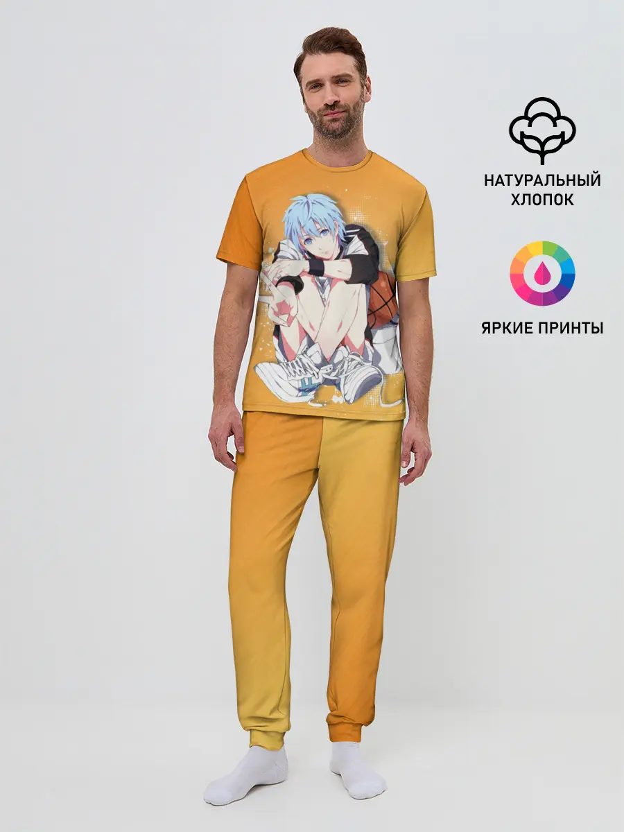 Мужская пижама с брюками / Баскетбол Куроко