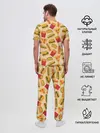 Мужская пижама с брюками / Фастфуд