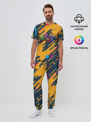 Мужская пижама с брюками / Among us