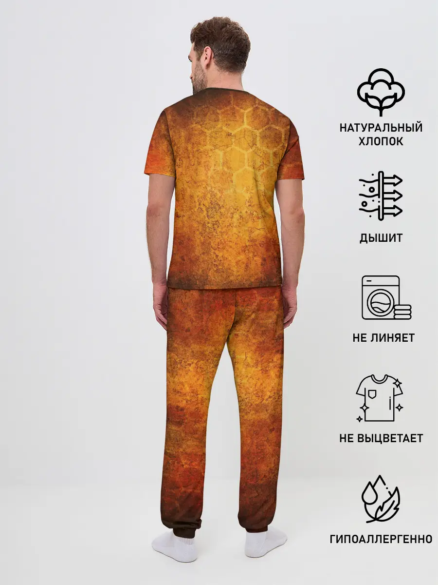 Мужская пижама с брюками / Огненный ВАНПАНЧМЕН