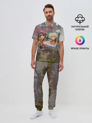 Мужская пижама с брюками / Доктор Стоун