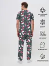 Мужская пижама с брюками / Новый год 2021